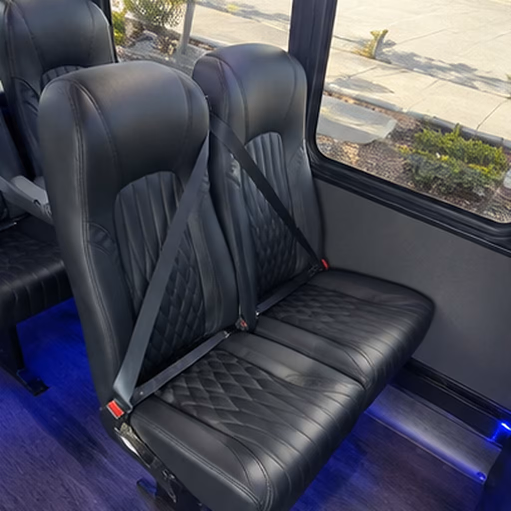 napa concert transportation onboard seating