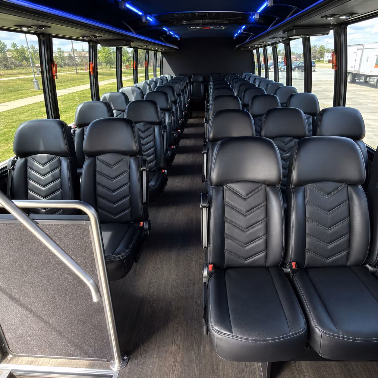 napa private event transportation onboard seating