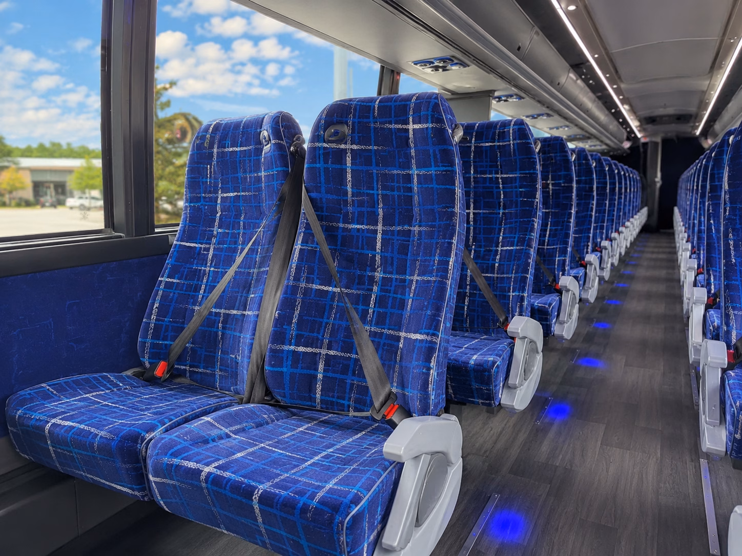 novato ride in style with a novato wedding charter bus